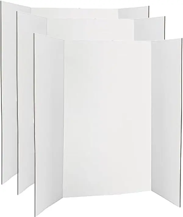 GS170 Tri-Fold Presentation Board | Medium Size 90x120cm (set of 3pcs)