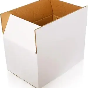 GS157 Corrugated Carton Box,3ply brown and white, Size 45cmx32cmx30cm