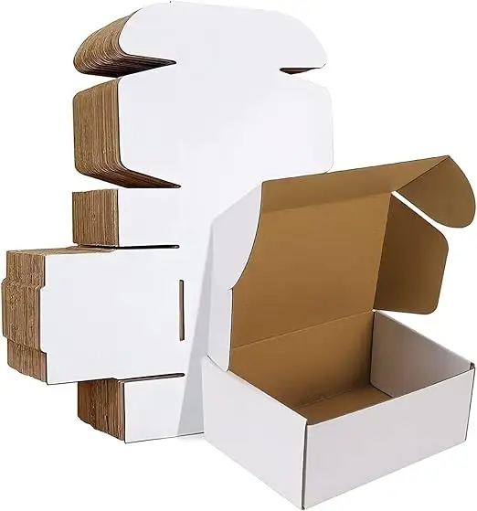 GS165 SAKPHIL 9x6x4 inches Shipping Boxes | White Cardboard Box (Set of 20pcs)