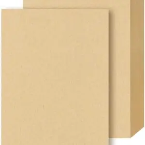 GS149 180gsm Brown Kraft Paper Card, A4 Size, Recycled Material