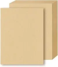GS149 180gsm Brown Kraft Paper Card, A4 Size, Recycled Material