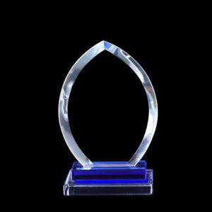GS141 Generic Crystal Trophy Award, Water Drop Shaped