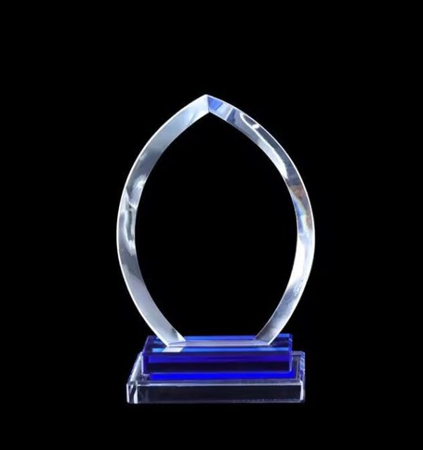 GS141 Generic Crystal Trophy Award, Water Drop Shaped