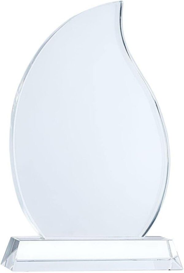 GS138 Giftex Flame shaped Crystal Trophy Award (15cm) - Image 2