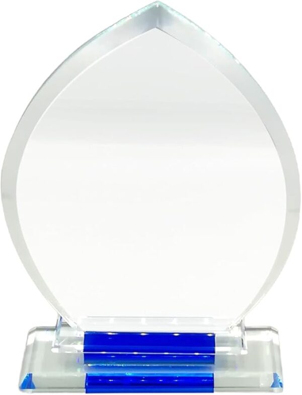 GS141 Generic Crystal Trophy Award, Water Drop Shaped - Image 2