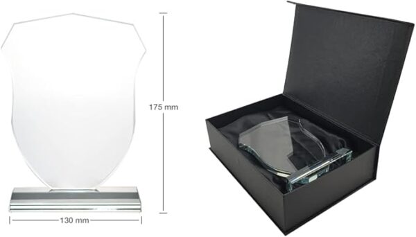 GS132 Crystal Awards with Glass | (130mm x 45mm x 175mm) - Image 2