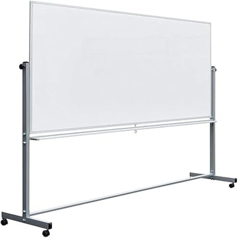 Digital Magnetic Whiteboard with Aluminum Frame, 90x120 cm, Movable