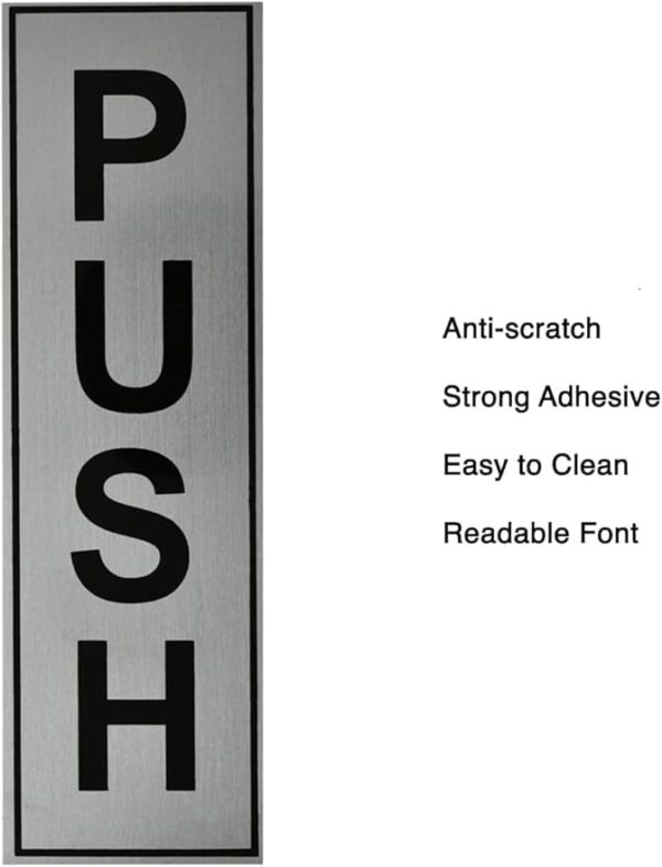 Pull Signage Board for Glass Wooden Doors/Office Hospital Mall Gate Sticker - Image 5