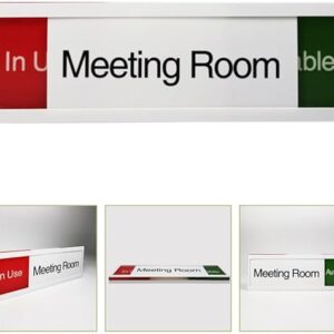 Office Signage Occupied Sign Slider Door Indicator Open Closed Sign Message Board Acrylic Open