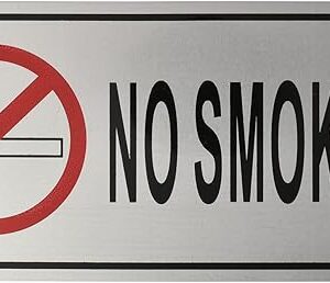 Metal No Smoking Stickers | No Smoking Sign Board Signage Sticker