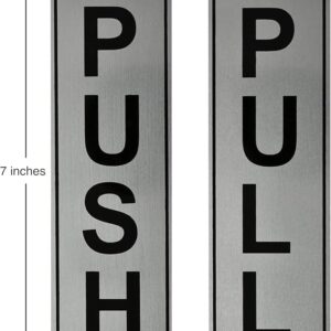 Pull Signage Board for Glass Wooden Doors/Office Hospital Mall Gate Sticker