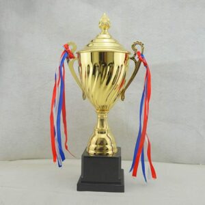GS130 Large Big Gold Trophy Cup Sports Match Metal Trophy