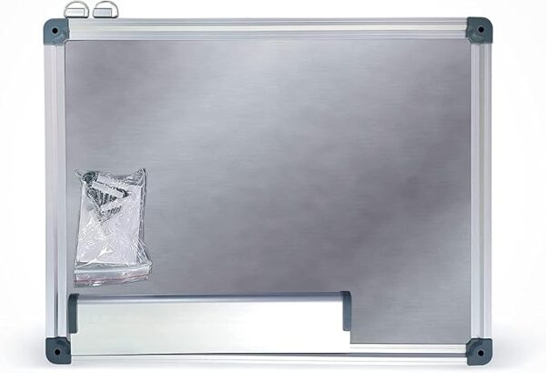 Maxi Single Sided Magnetic Whiteboard/Dry Erase Board 90X120 cms With Aluminium Framed