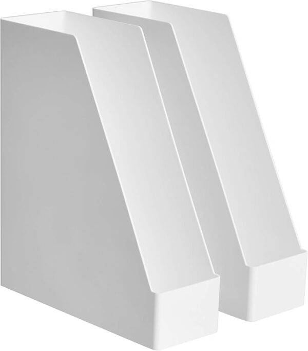 GS109 Basics Stackable Office Letter Organizer Desk Tray - Pack of 2 (Black) - Image 5
