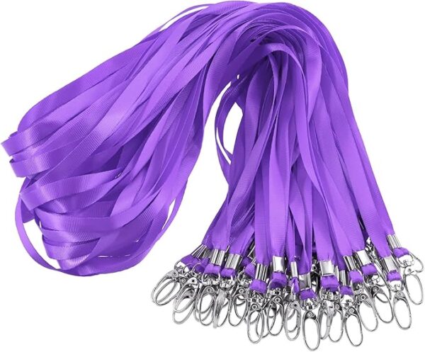 GS119 50Pcs Green Lanyard Badge Lanyards with Swivel Hook - Image 2