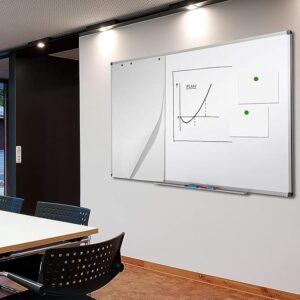 Office white board, 120cm x 240 cm Large Magnetic Dry Erase Board for Students & Teachers