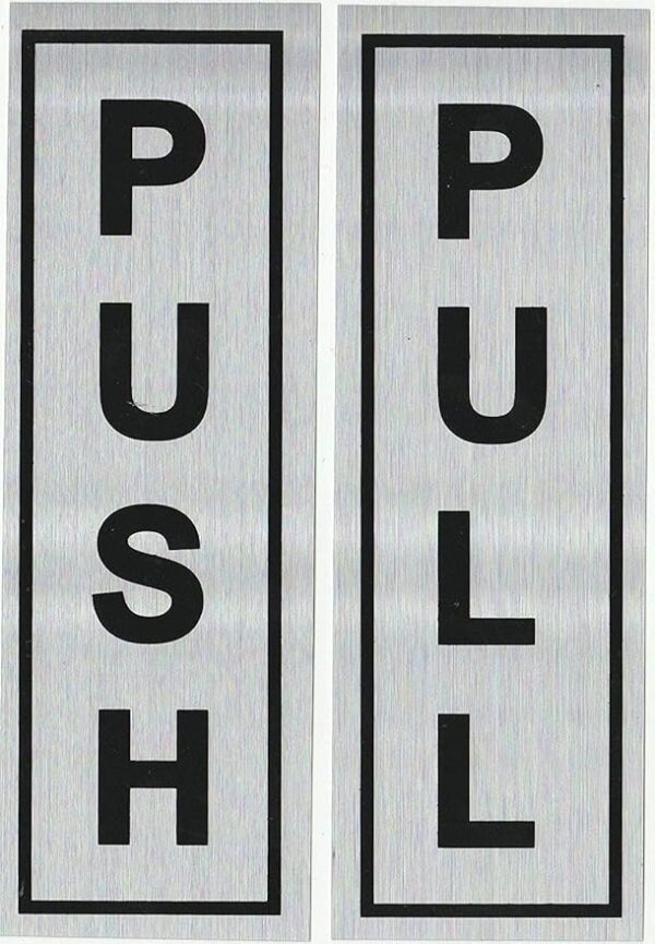 Pull Signage Board for Glass Wooden Doors/Office Hospital Mall Gate Sticker - Image 3